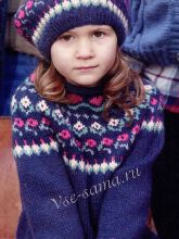 Пуловер и шапка для ребенка