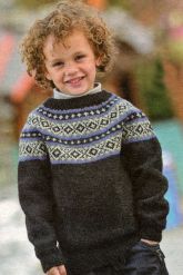 Пуловер с жаккардовым узором для мальчика