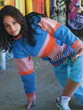 Пуловер с карманом