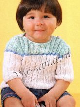 Пуловер с короткими рукавами для малыша