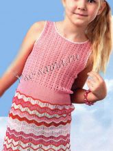 Розовое ажурное платье без рукавов