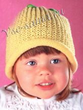 Шапочка лимончик