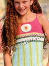 Топ на бретелях для девочки