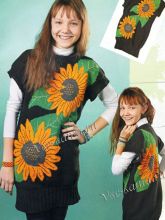 Туника с подсолнухами, фото