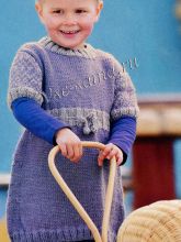 Туника спицами для девочки