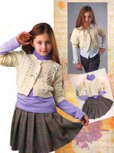 Укороченный белый жакет