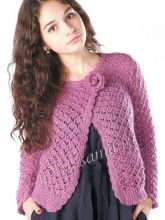 Жакет ажурный