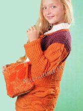 Жакет и сумочка осенние листья