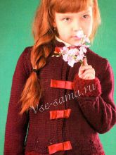 Жакет с бантиками