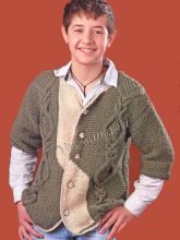 Жакет с короткими рукавами для парня