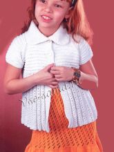 Желтое платье и жакет для девочки