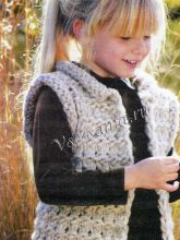 Жилет и шарф - Осенняя прогулка
