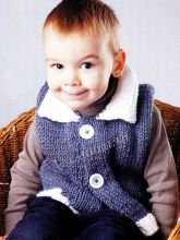 Жилет на двух пуговицах