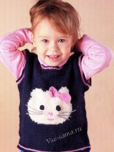 Жилет с рисунком