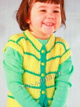 Жилет в полоску для ребенка