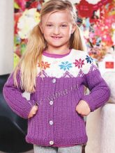 Жакет со звездочками для девочки, фото