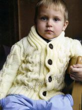 Жакет спицами для мальчика