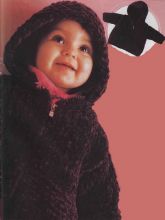 Бордовый жакет с капюшоном