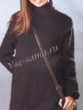 Черное платье - туника