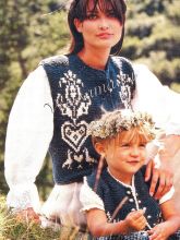 Детский и женский жилеты - Дивная сказка