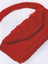 Ярко-красная сумочка