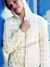 Жакет с капюшоном - Лилия