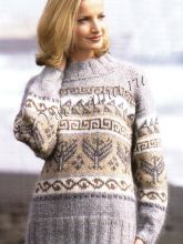 Жаккардовый свитер