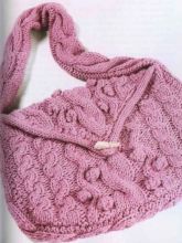 Объемная сумка со жгутами