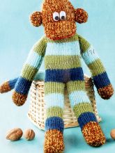 Обезьянка Чича - игрушка спицами