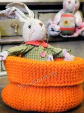 Оранжевая ваза