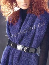 Палантин темно-лилового цвета