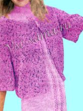 Платье и меланжевый жакет