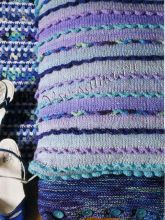 Подушка спицами с оборками