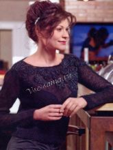 Пуловер тёмно-коричневый