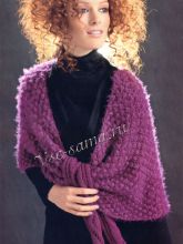 Пушистая накидка