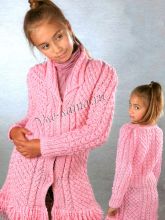 Розовое пальто