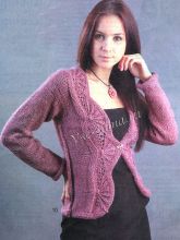 Розовый жакет