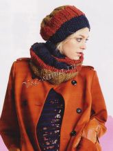 Шапка и шарф спицами