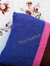 Трехцветный чехол на подушку