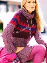 Туника с отдельным воротником