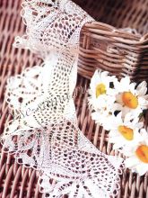 Воротничок спицами сказка