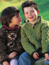 Детские свитер и пуловер спицами