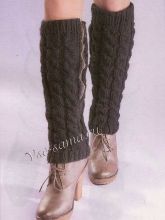 Черные гетры с молнией