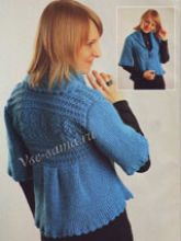 Жакет с закругленными краями