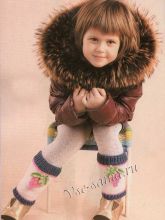 Детские гетры на сапожки