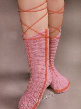 Гетры со шнуровкой