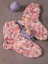 Носки из квадратных мотивов