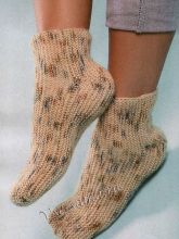 Укороченные меланжевые носки