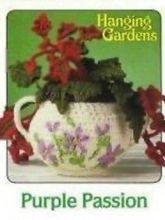 Вязаные цветы - Purple Passion