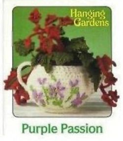 Вязаные цветы - Purple Passion